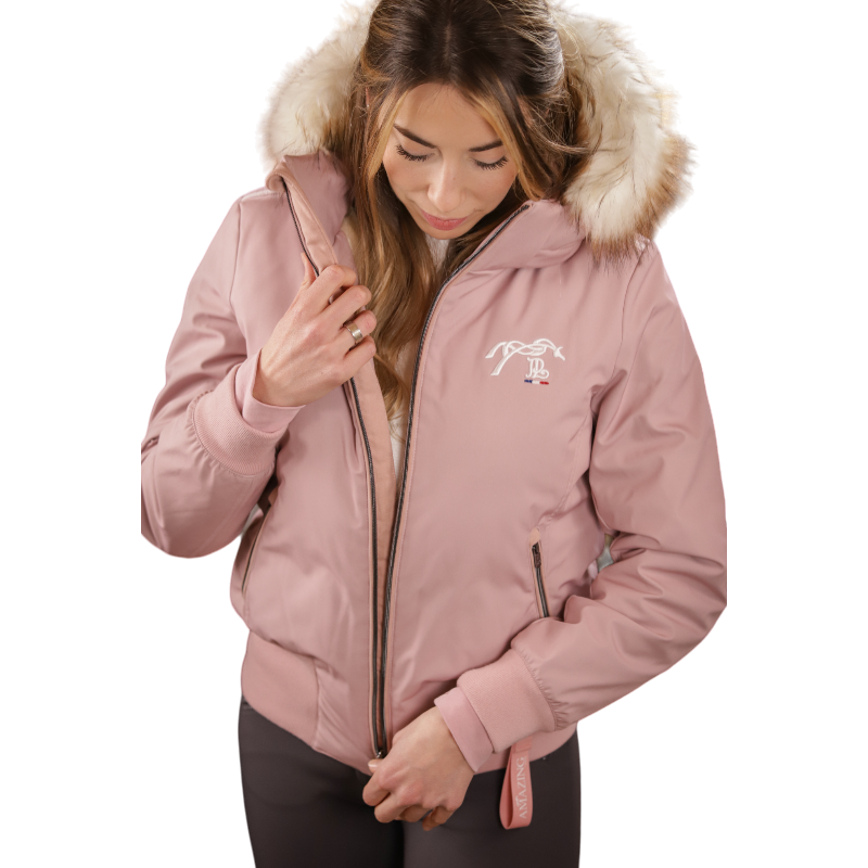 Pénélope - Doudoune Step femme rose poudré | - Ohlala