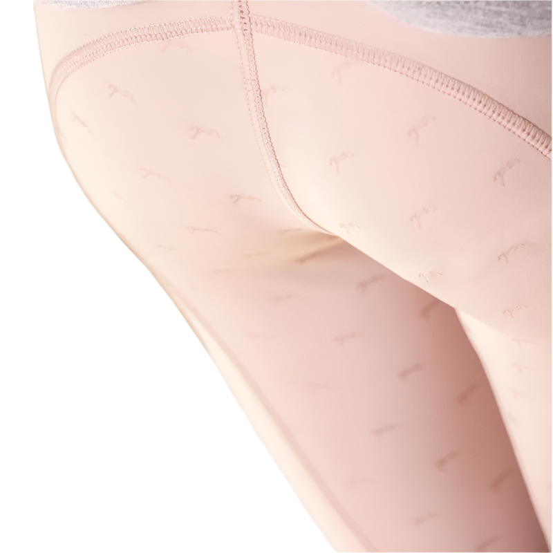 Eden by Pénélope - Legging d'équitation fille Delphe pull-on rose poudré | - Ohlala