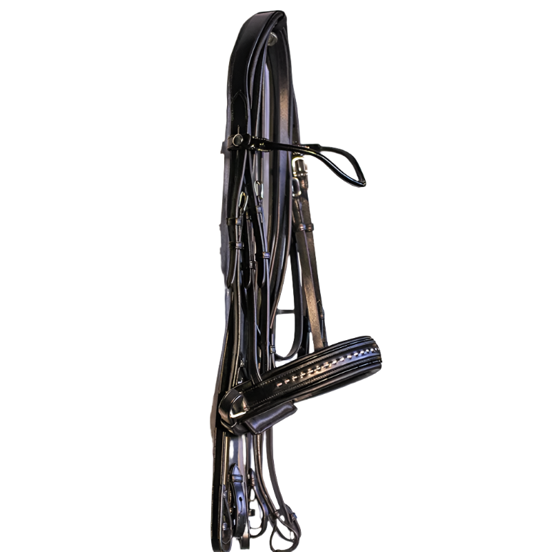 Pénélope - Bride Point Sellier avec rênes | - Ohlala