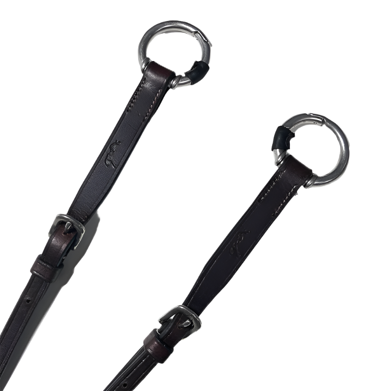 Pénélope - Fourche de martingale avec anneaux ouvrables noir | - Ohlala