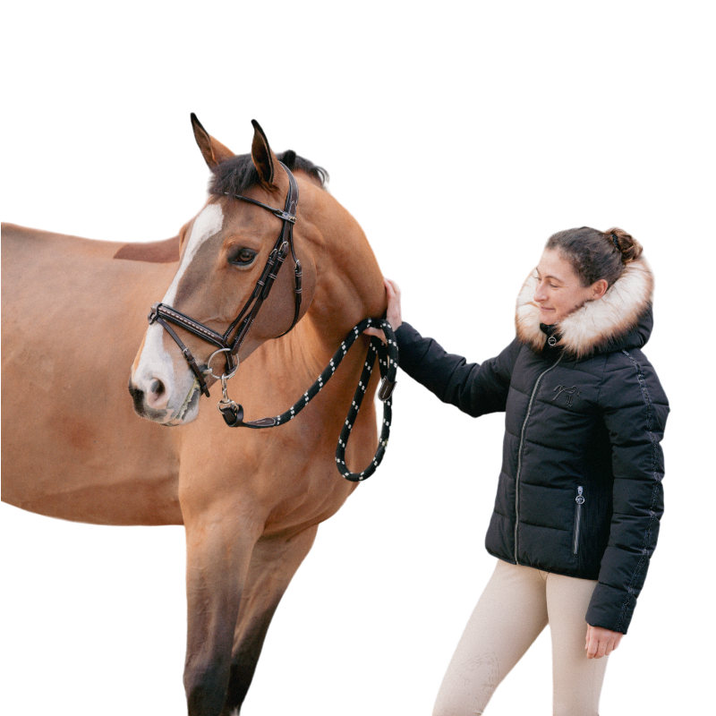 Pénélope - Blouson Louxy noir | - Ohlala