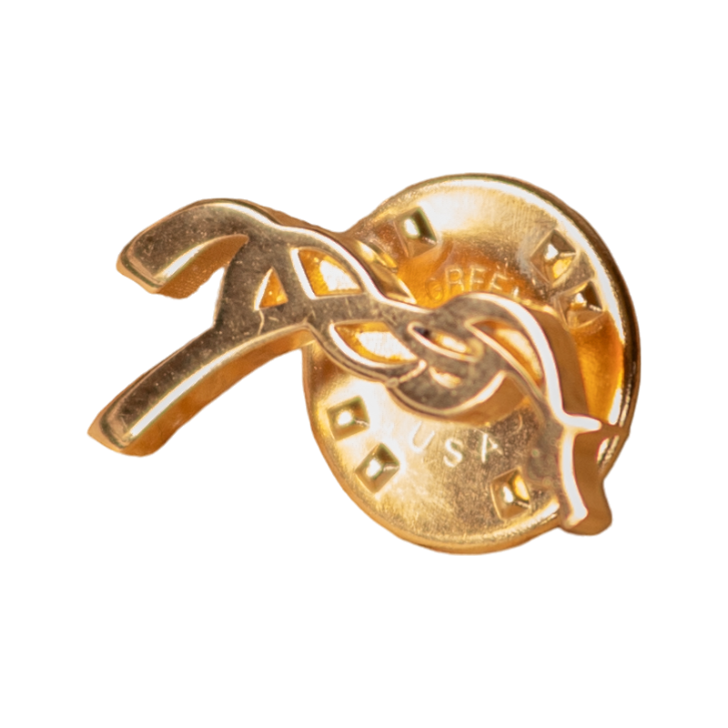 Pénélope - Pin's Abbie doré | - Ohlala