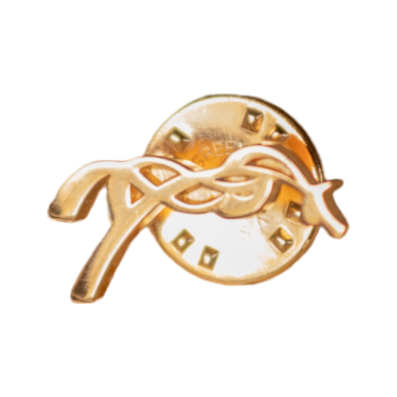 Pénélope - Pin's Abbie doré | - Ohlala