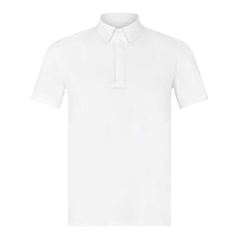 Kentucky Horsewear - Polo de concours manches courtes homme Classic blanc | - Ohlala