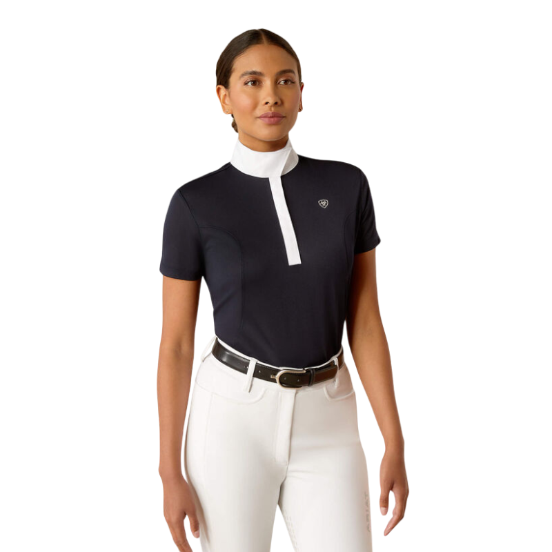 Ariat - Polo wedstrijd met korte mouwen voor dames Aptos marine