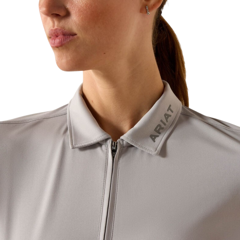 Ariat - Polo manches courtes femme Bandera show grey | - Ohlala