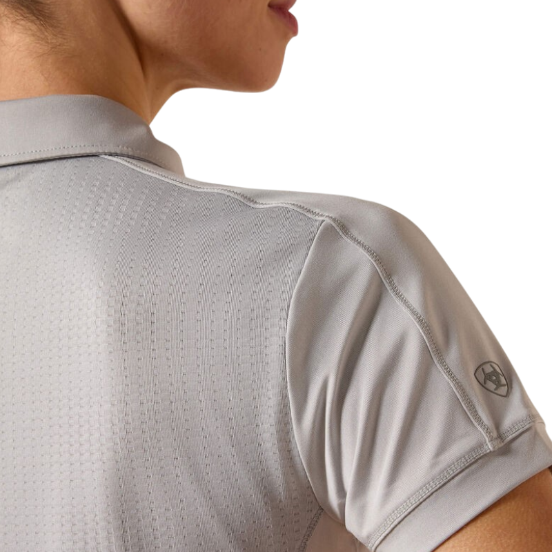 Ariat - Polo manches courtes femme Bandera show grey | - Ohlala
