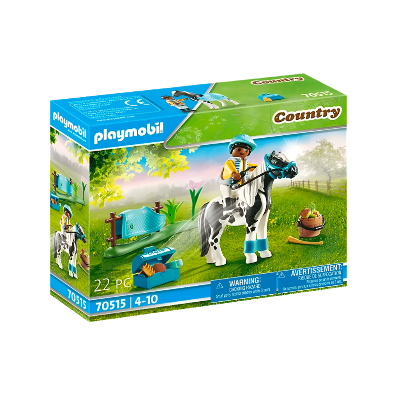Playmobil - Cavalier et poney Lewitzer | - Ohlala