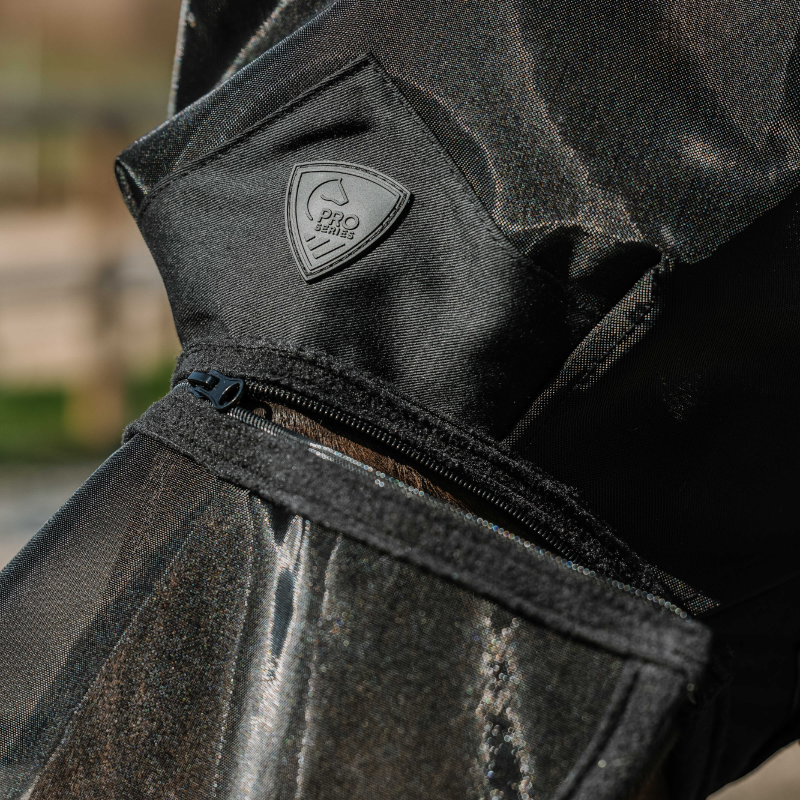 Pro Series - Masque anti-mouches et UV Extra noir | - Ohlala