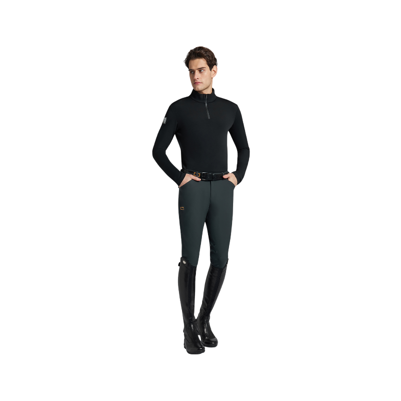 RG Italy - Baselayer manches longues homme RG Jersey Fleece noir | - Ohlala