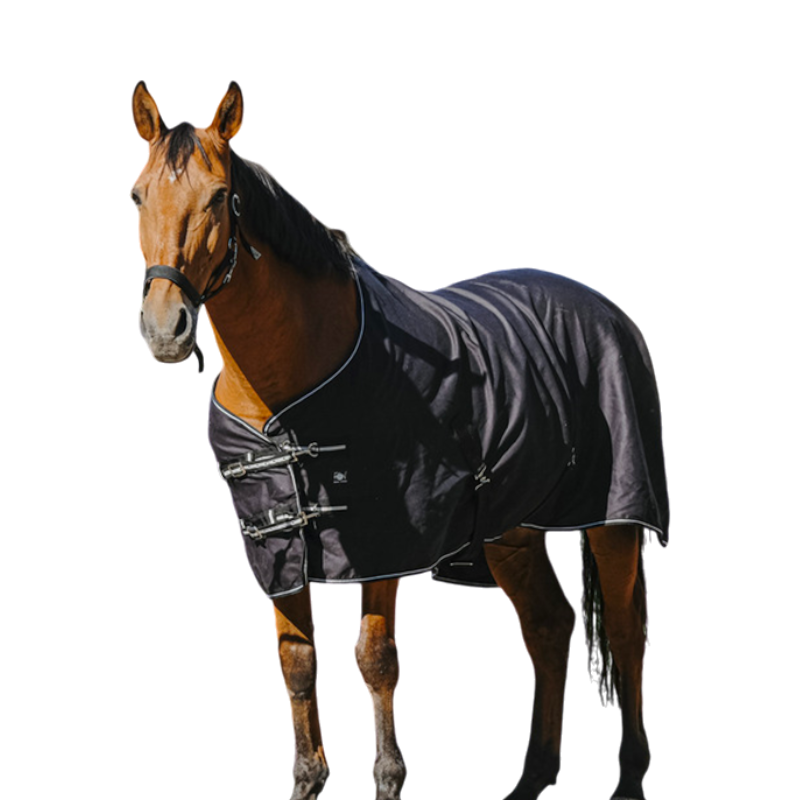 Riding World - Chemise brillante noir 0g | - Ohlala