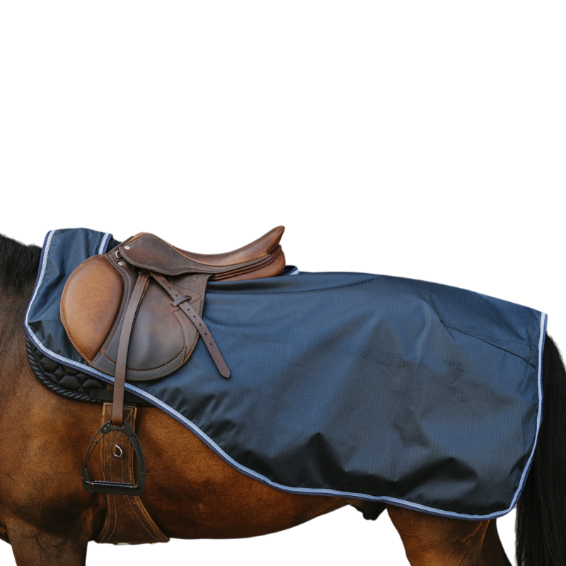 Riding World - Couvre-rein Eco 600D marine | - Ohlala