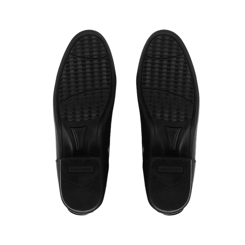 Riding World - Bottes d'équitation synthétiques à lacets noir | - Ohlala