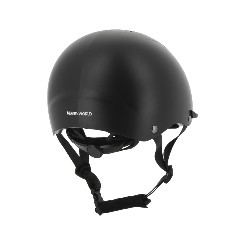 Riding World - Casque d'équitation Windy noir mat | - Ohlala