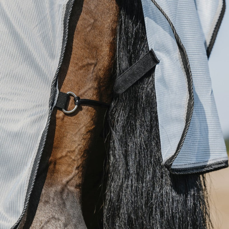 Riding World - Chemise anti-mouches mesh Belly grise | - Ohlala