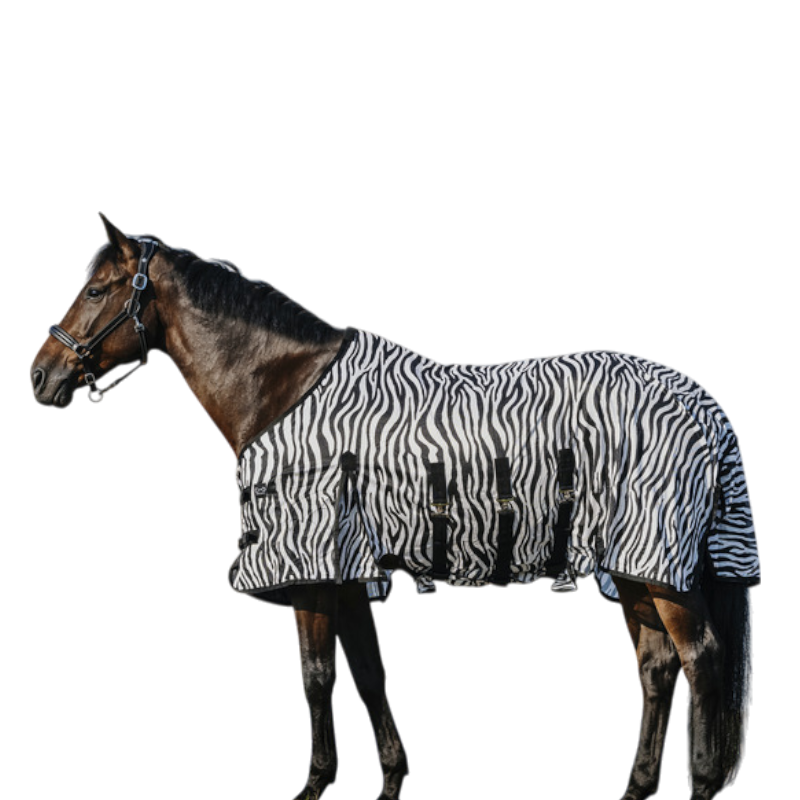 Riding World - Chemise anti-mouches mesh Belly zebre | - Ohlala