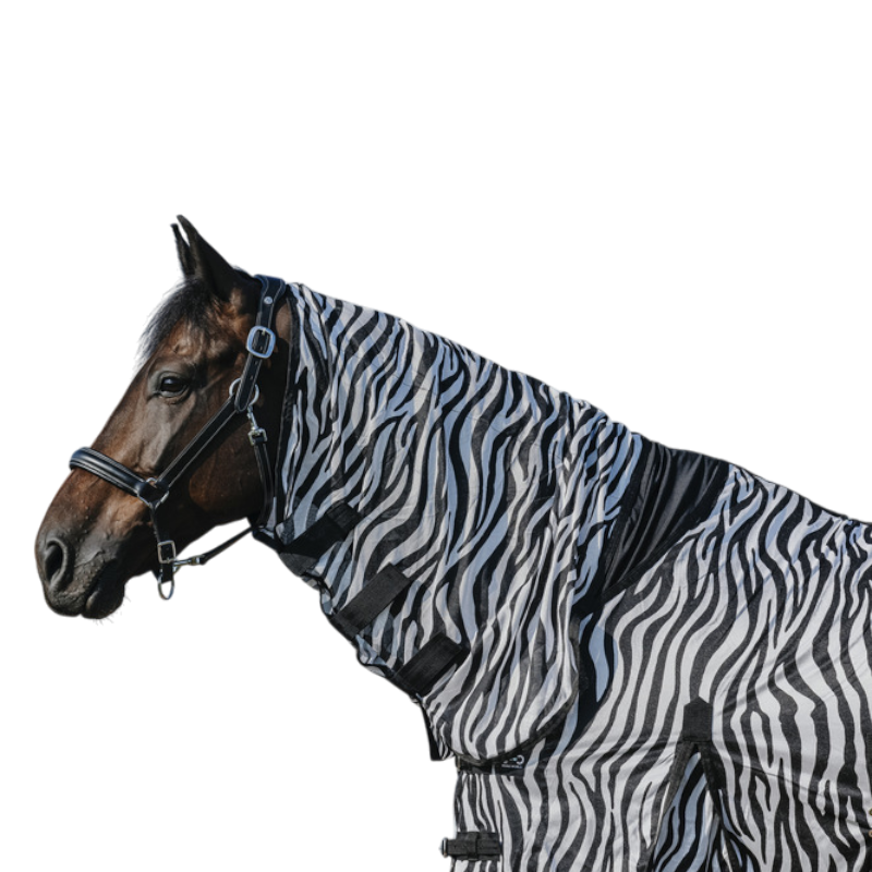 Riding World - Chemise anti-mouches mesh Combo Belly zebre | - Ohlala