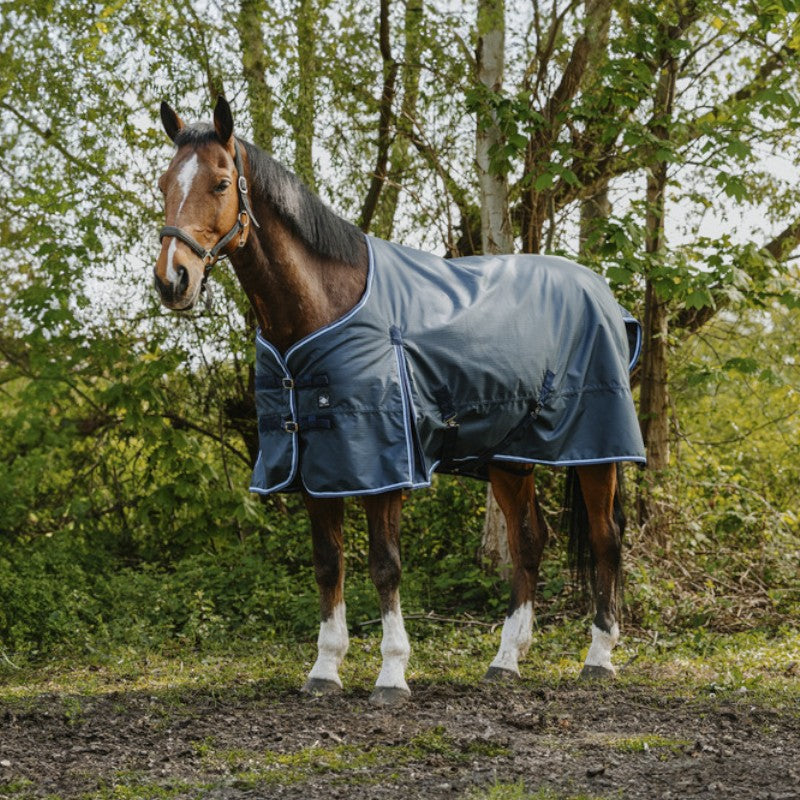 Riding World - Couverture d'extérieur Eco 1200D 220g marine | - Ohlala