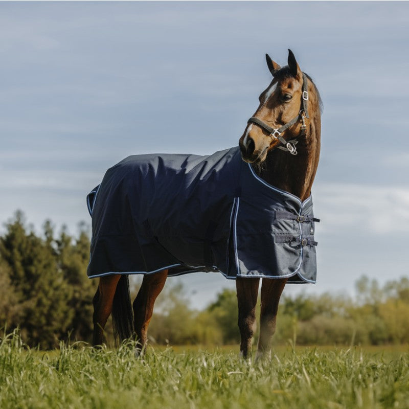 Riding World - Couverture d'extérieur Eco 600D marine 220g | - Ohlala