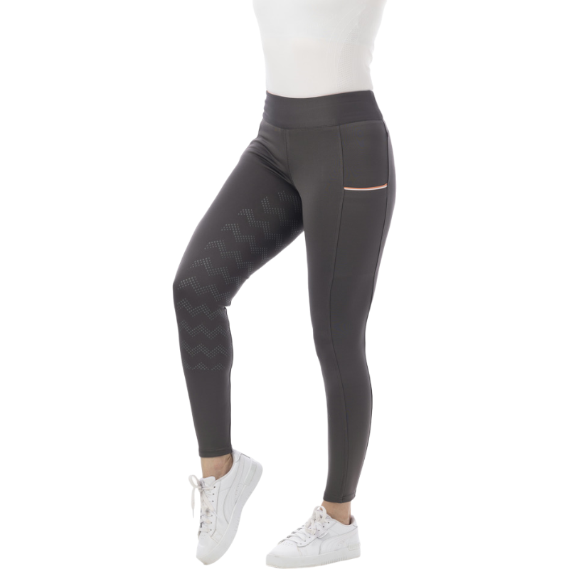 Riding World - Legging d'équitation femme agadir gris | - Ohlala
