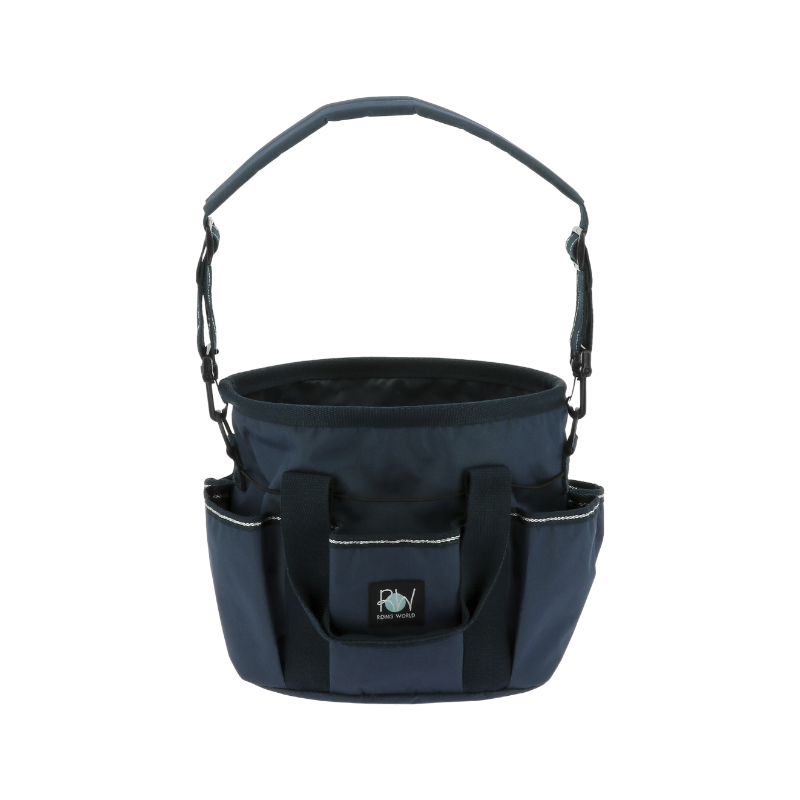 Riding World - Sac de pansage multipoches marine | - Ohlala