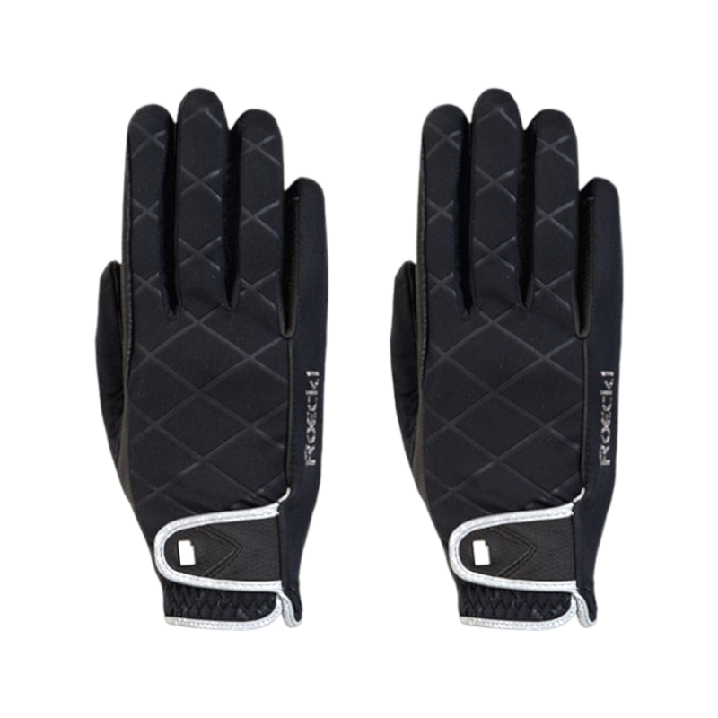 Roeckl - Gants d'équitation Julia noir | - Ohlala