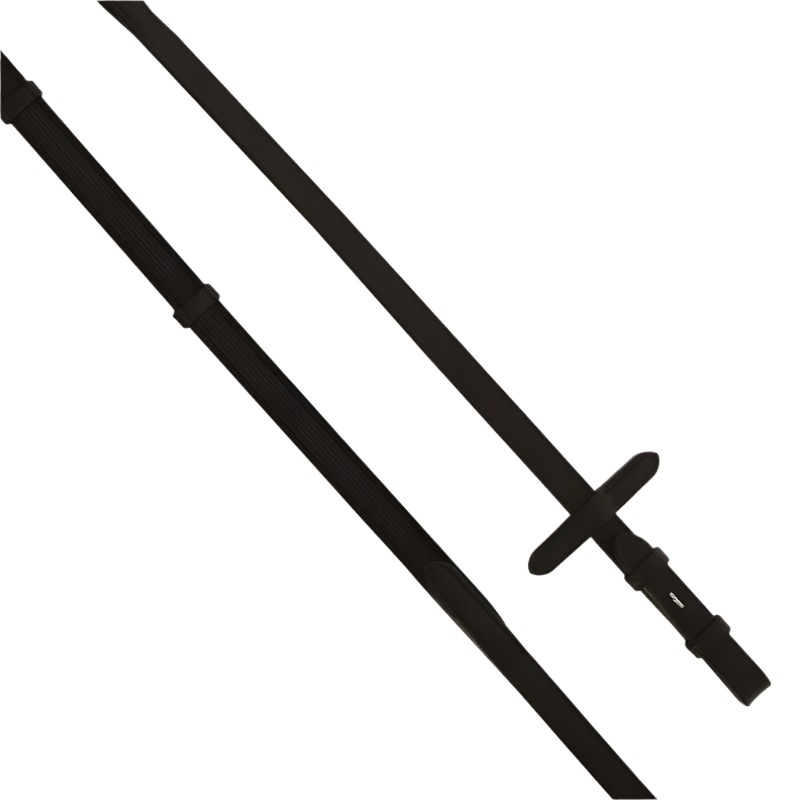 Norton - Rênes grip noir/noir | - Ohlala