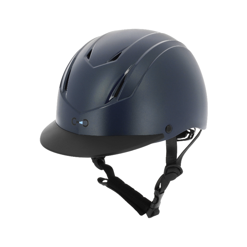 Riding World - Casque d'équitation Topy marine mat | - Ohlala