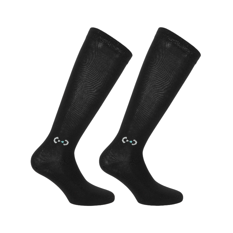 Riding World - Chaussettes d'équitation Jody noir (x3) | - Ohlala