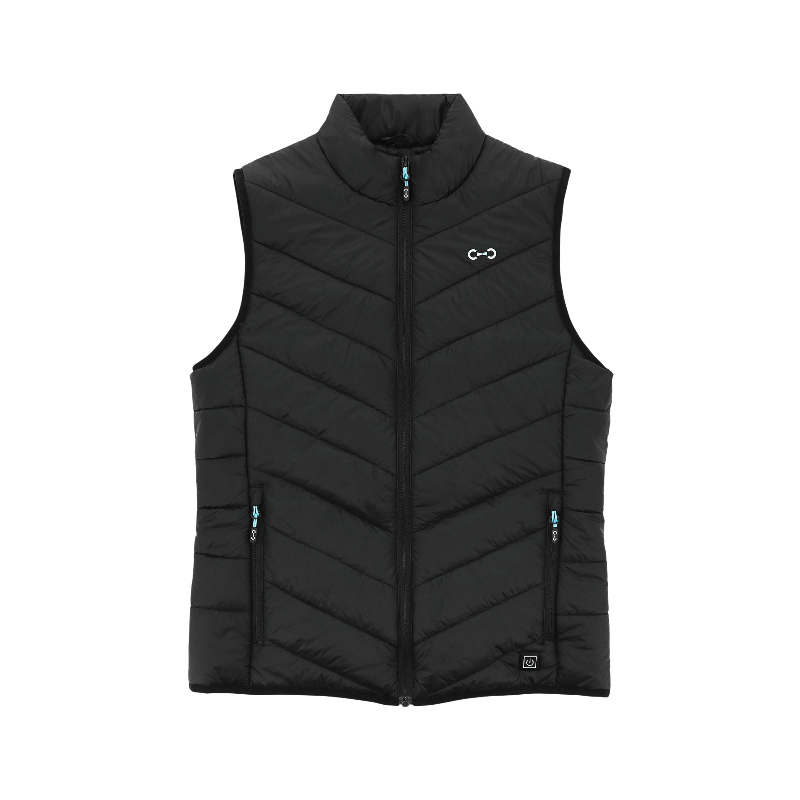 Riding World - Doudoune sans manches chauffante unisexe Royal noir | - Ohlala