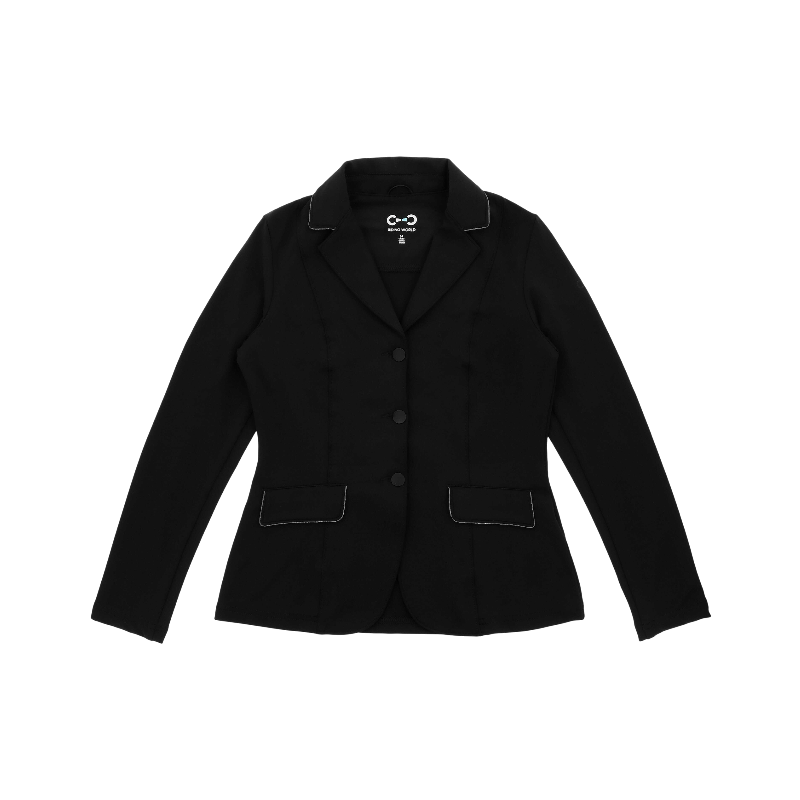 Riding World - Veste de concours enfant Floride noir | - Ohlala