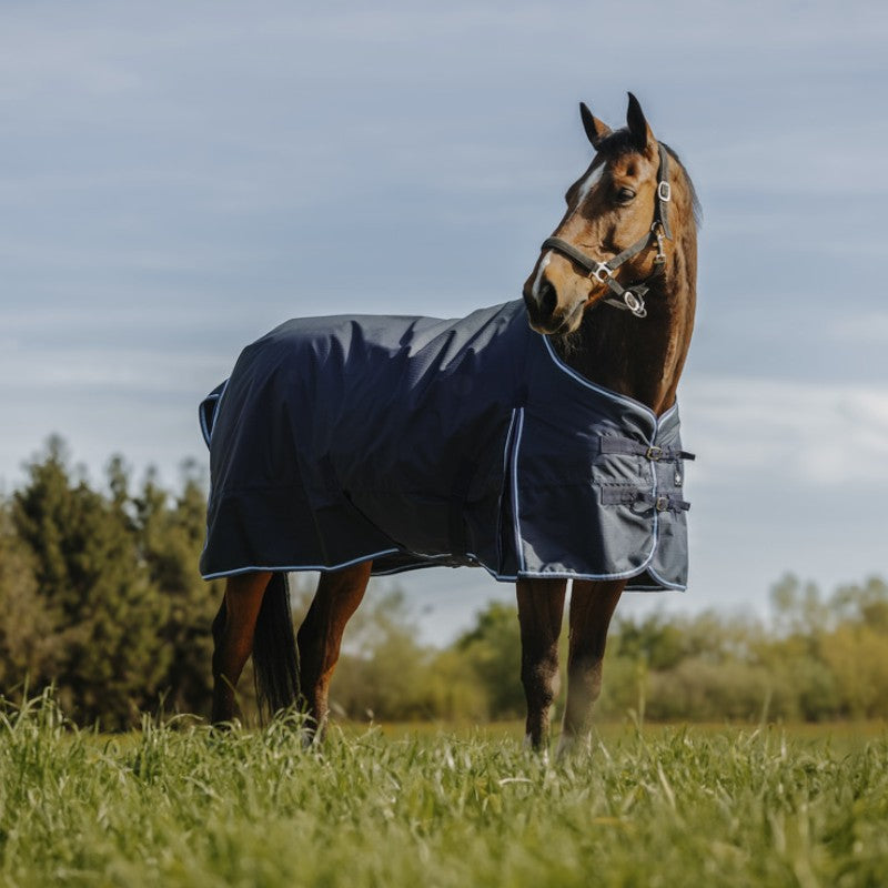 Riding World - Couverture d'extérieur Eco 600D marine 50g | - Ohlala