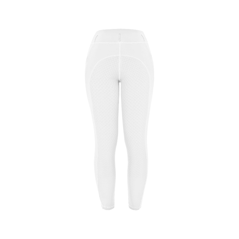 Riding World - Women's polar equestrian leggings Volga white