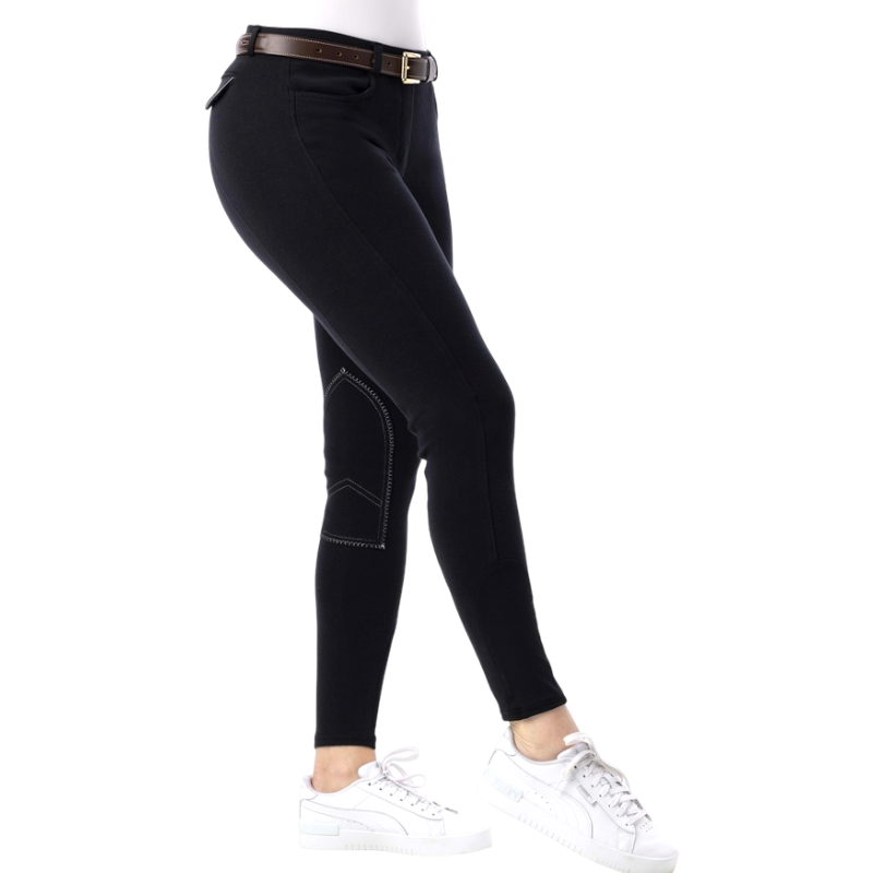 Riding World - Pantalon d'équitation femme Alexandrie noir | - Ohlala
