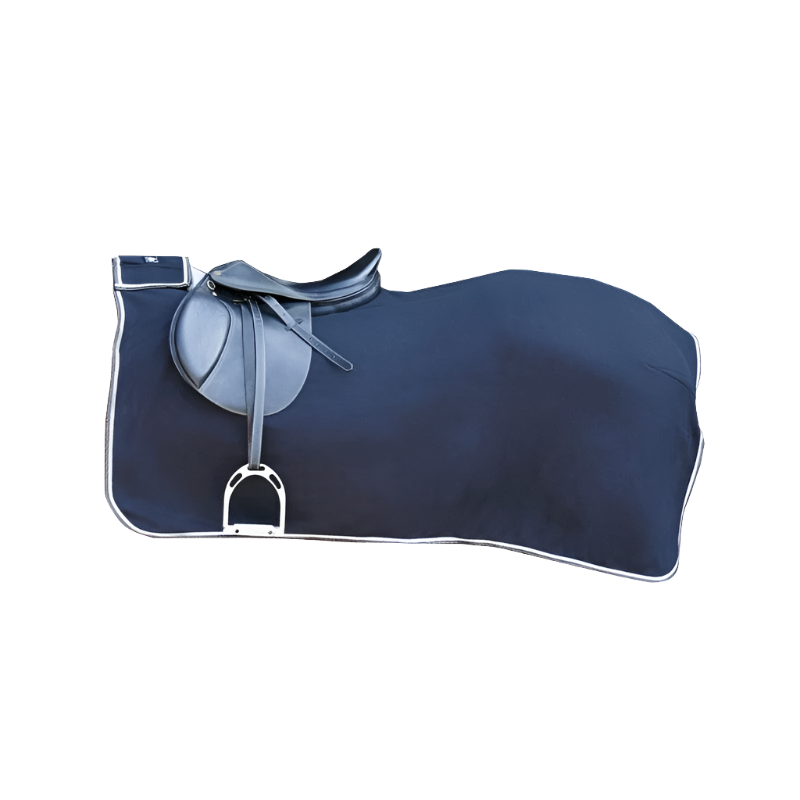 Riding World - Couvre-reins polaire noir 220g | - Ohlala