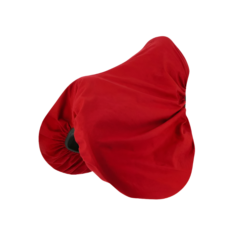 Riding World - Housse de selle en coton rouge | - Ohlala