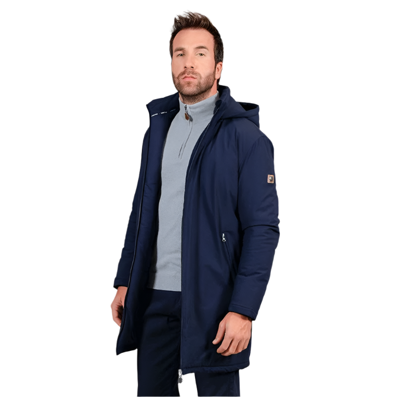 Harcour - Parka longue homme Robertol marine | - Ohlala