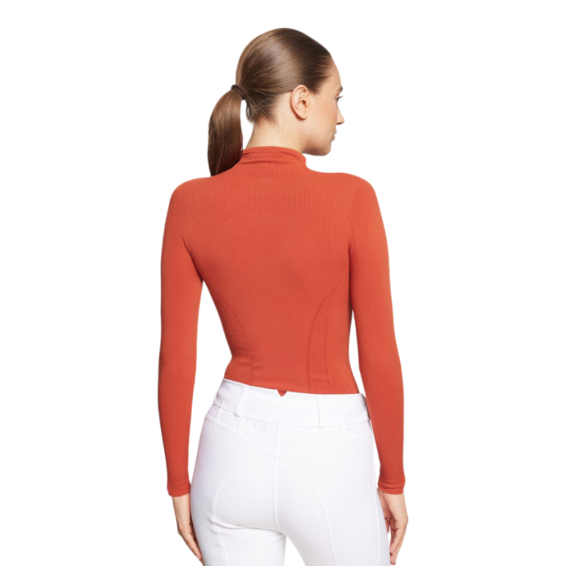 Samshield - Baselayer manches longues femme Alicia Turtle Neck copper coin | - Ohlala