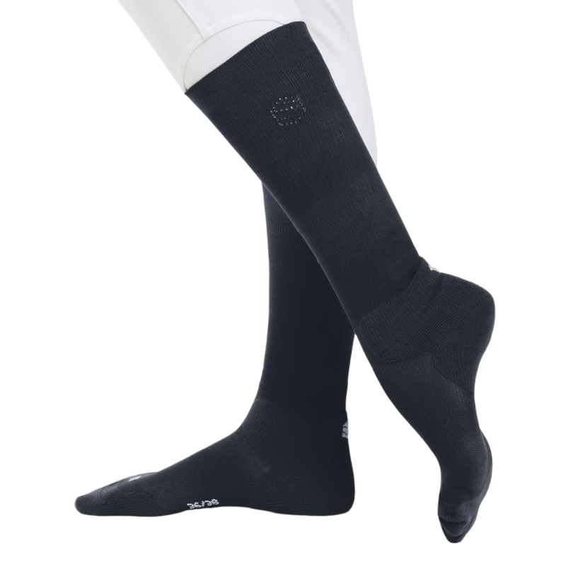 Samshield - Chaussettes d'équitation Balzane Soft marine | - Ohlala