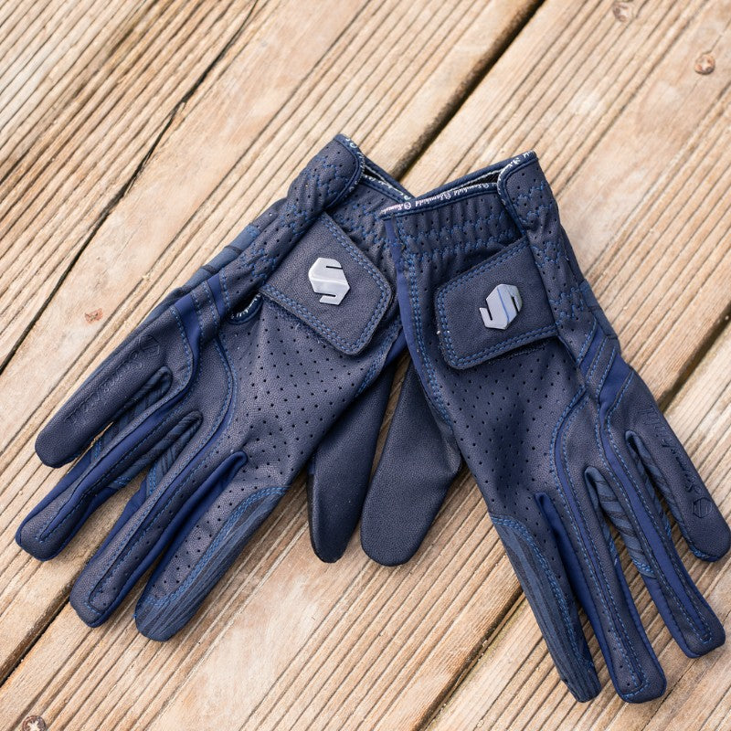 Samshield - Gants V-Skin blazon marine/ noir chrome | - Ohlala