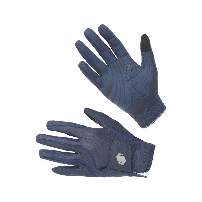 Samshield - Gants V-Skin blazon marine/ noir chrome | - Ohlala