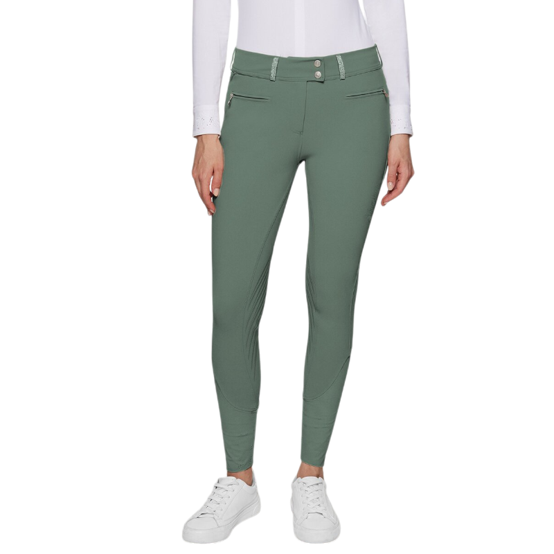 Samshield - Pantalon d'équitation femme Chloe Crystal pistaccio | - Ohlala