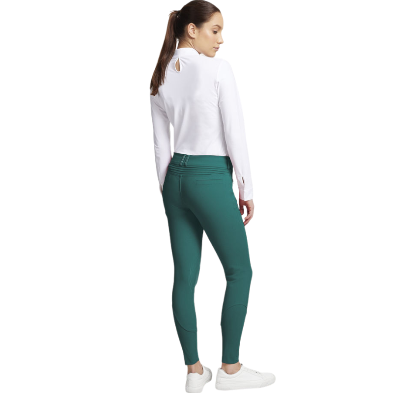 Samshield - Pantalon d'équitation femme Chloé Crystal posy green | - Ohlala