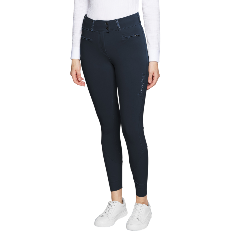 Samshield - Pantalon d'équitation femme Claranova marine | - Ohlala