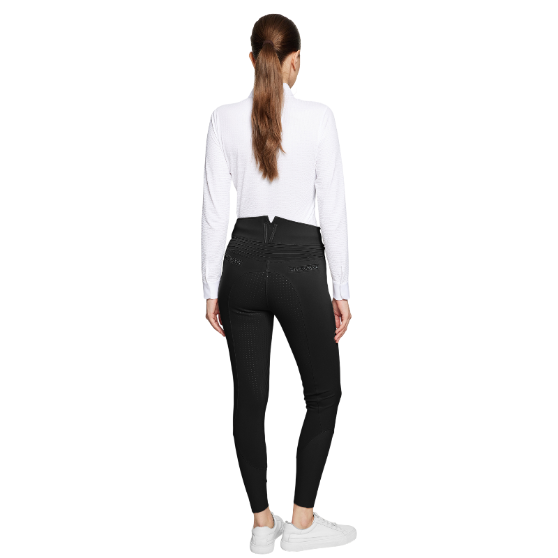 Samshield - Pantalon d'équitation femme Claranova noir full grip | - Ohlala