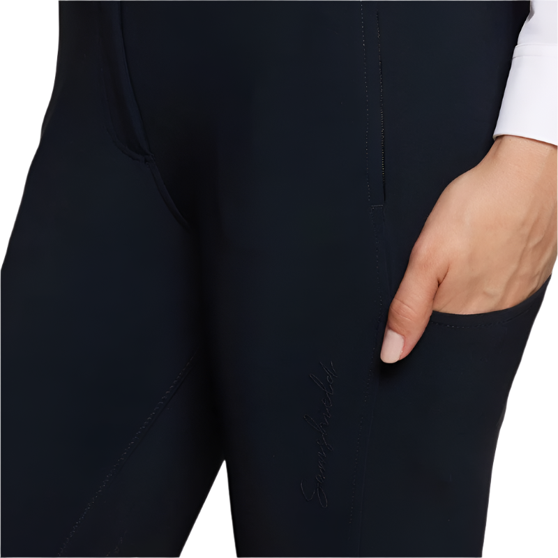 Samshield - Pantalon d'équitation femme Even Sport marine | - Ohlala