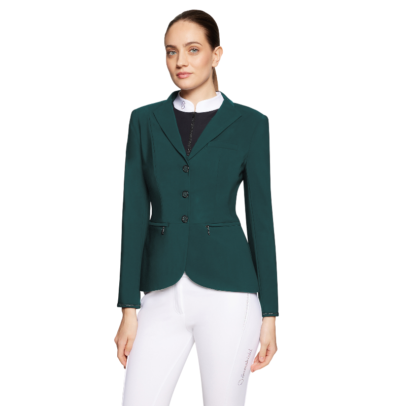 Samshield - Veste de concours femme Victorine Crystal Fabric regular hunter green | - Ohlala