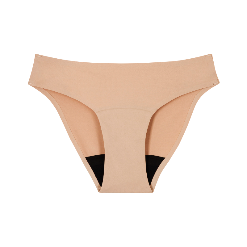 Smoon - Culotte menstruelle Selene flux moyen beige | - Ohlala