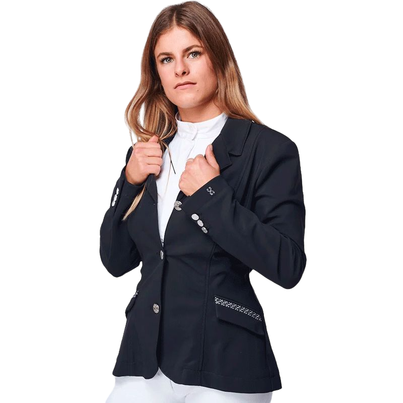 Sabbia Bianca - Veste de compétition femme Giulia noir | - Ohlala