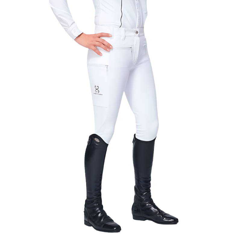 Sabbia Bianca - Pantalon d'équitation femme Venus blanc | - Ohlala